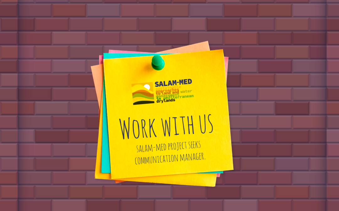 The Salam-med project is looking for a communications manager.